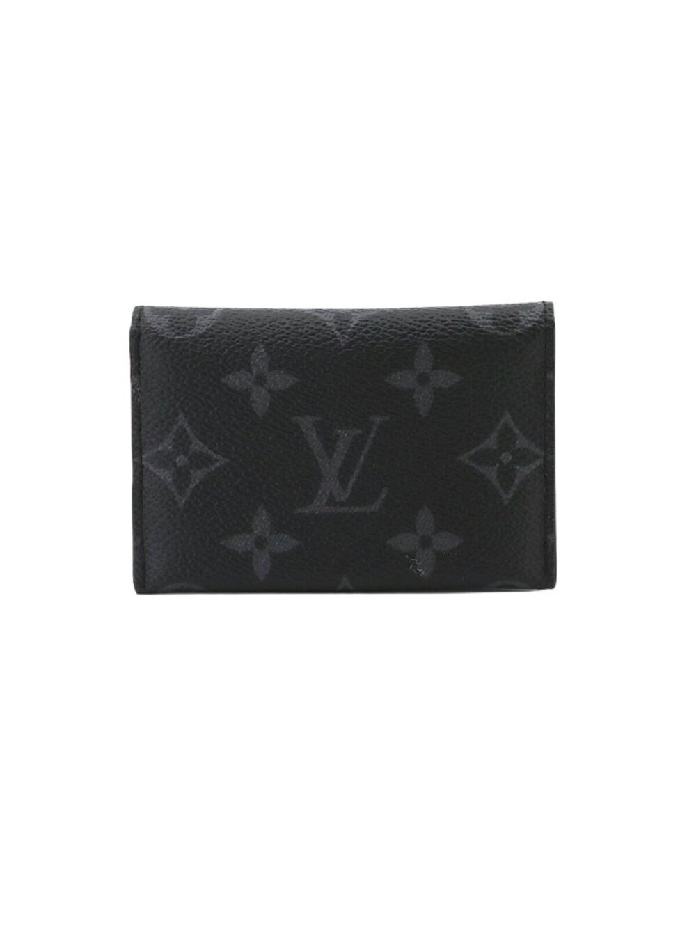 Louis Vuitton Monogram Eclipse Card Case Slim Black Bamboo Green